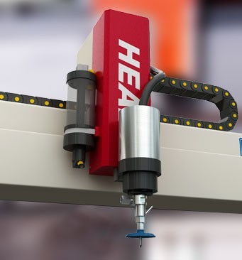 Dynamic 4 axis cutting head waterjet cutting machine