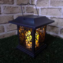 Halloween Small Haunted Faces Square Lantern