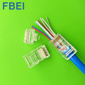 RJ45 8P8C 모듈 형 플러그 Male Cat5e UTP 커넥터