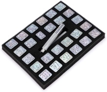 Leather Craft Stamp Tool Set - 27pcs 19mm Alphabet Stamp Tools for Leather Art