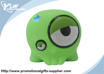 5v Blue , White Stereo Usb Ihome Mini Speakers / Sound Box With Touch Switch