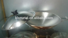 top cookware/Chinese wok /Titanium cookware/ copper wok / Aluminium cooker/healthy kitchen utensil