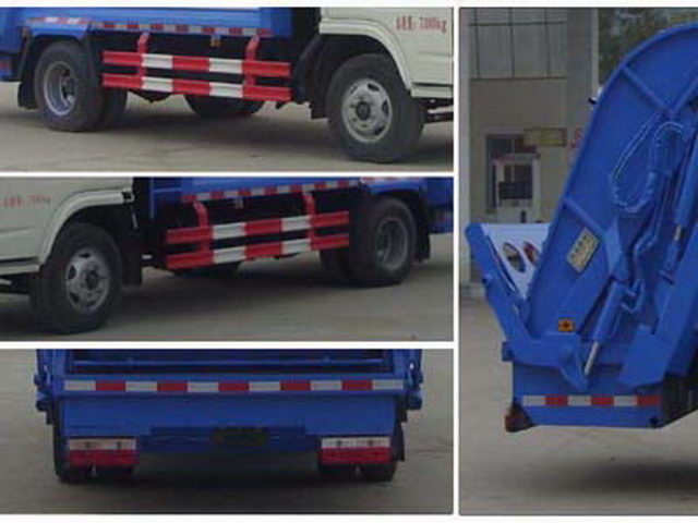 Dongfeng 6CBM Compressive Garbage Truck السعر