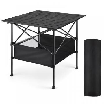 Vouwbare draagbare campingtafel met opbergtas