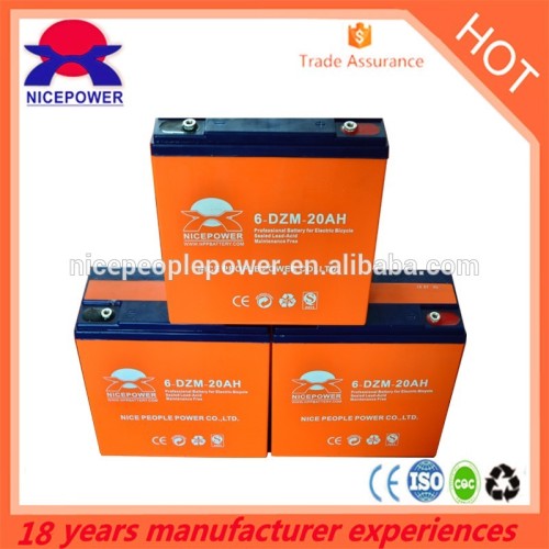 2016 Canton Fair 12v20ah 48v pack Bicicleta scooter batteries