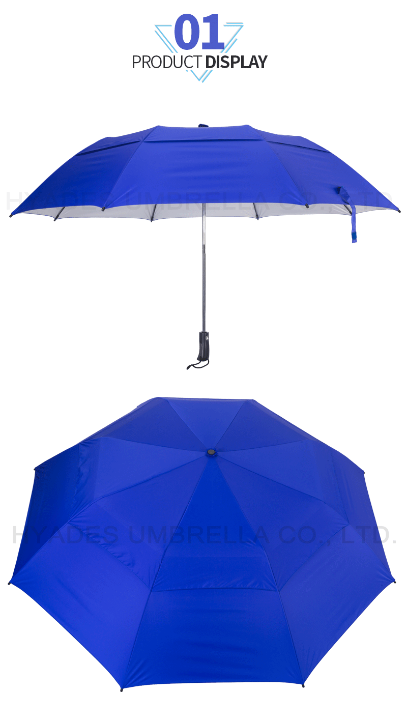 Vented Folding Golf Umbrella