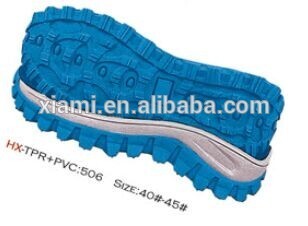high quality sport shoes outsole nonslip running shoes tpr shoes outsole blue