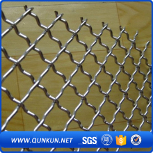 galvanized crimped woven /crimped wire mesh