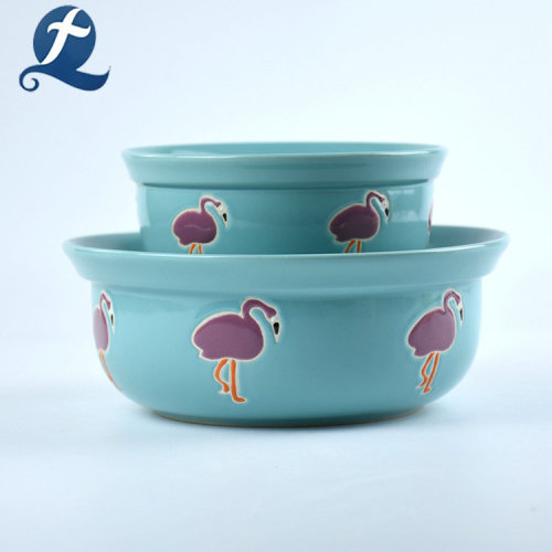 Utanför partihandel Custom Pet Water Food Dog Bowl