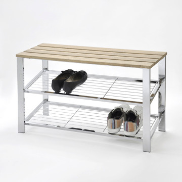 Ractangular 2-tier Boot Shoe Rack