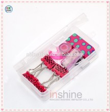 PP box mini office stationery set , stationery items for gift , stationery box