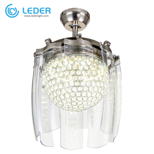 Ventiladors de sostre contemporanis LEDER Crystal