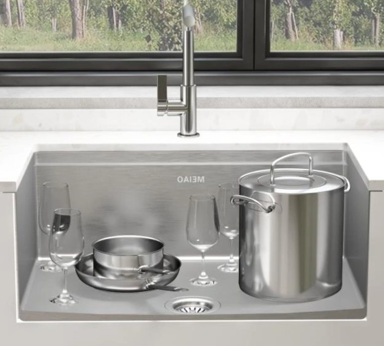 Environmentally friendly stainless steel handmade sink