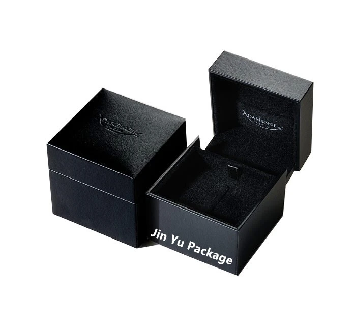 Luxury Matt Black Leather Paepr Gift Jewellery Packaging Boxes