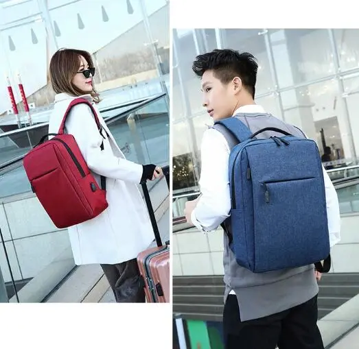 Trends 2019 OEM ODM Custom Mens Women Durable USB Charging Waterproof Business Laptop Backpack