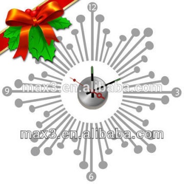 Original brand self-adhensive DIY wall sticker clock for Christmas special gift