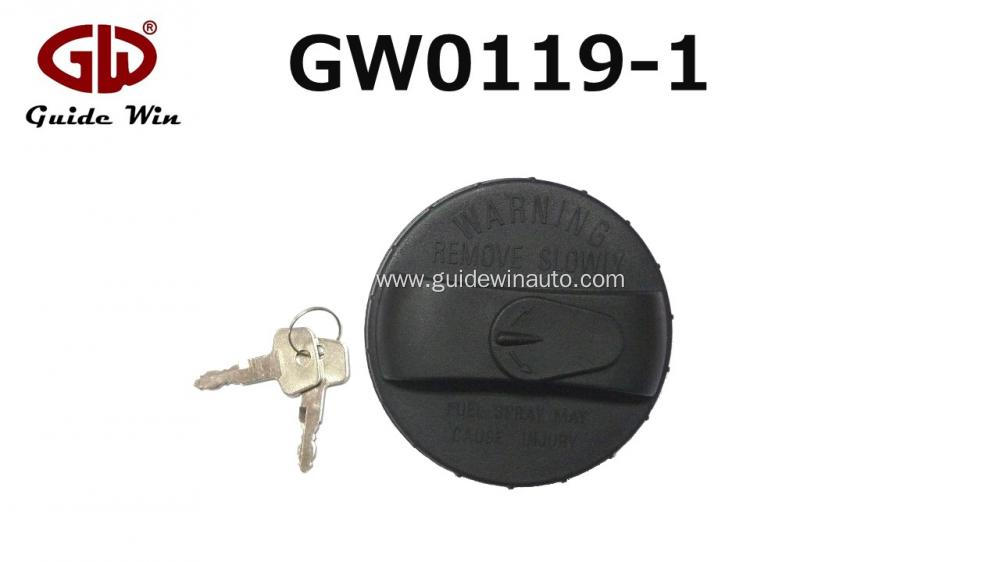 Locking fuel cap for truck