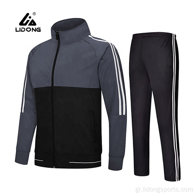 Ποδόσφαιρο Tracksuit Τελευταίο Σχεδιασμός Mens Πολυεστέρας