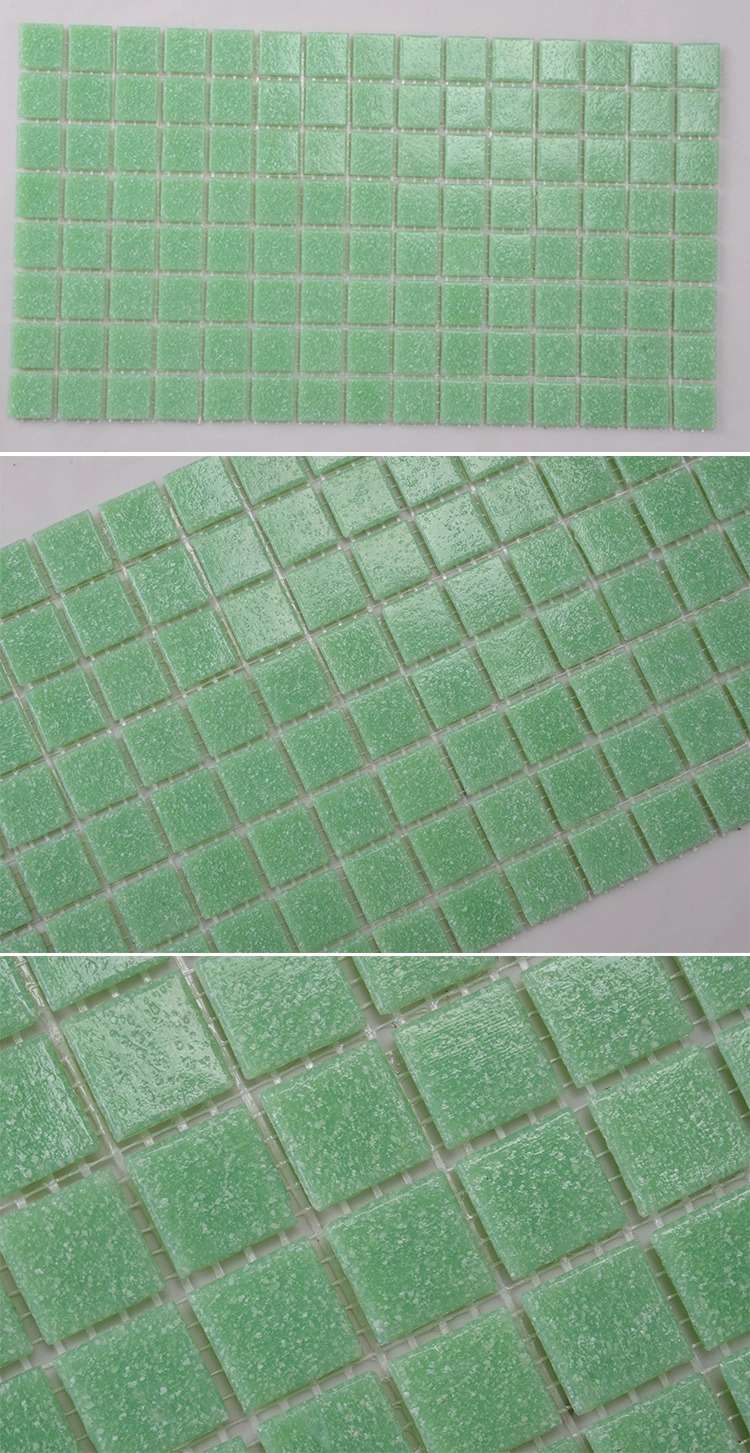 Canada Style Bathroom Decoration Ming Green Mosaic Tile