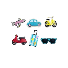 Colorful PVC Shoe Charms - Beach Style Summer Shoe Decorations