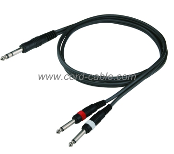 DR Series Stereo Jack to Dual Mono Jack RCA Cable