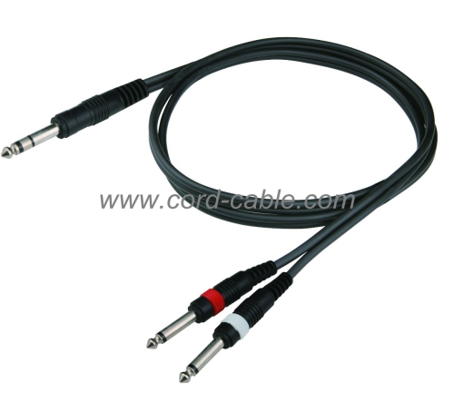 DR seri Jack Stereo kabel RCA Jack Mono ganda