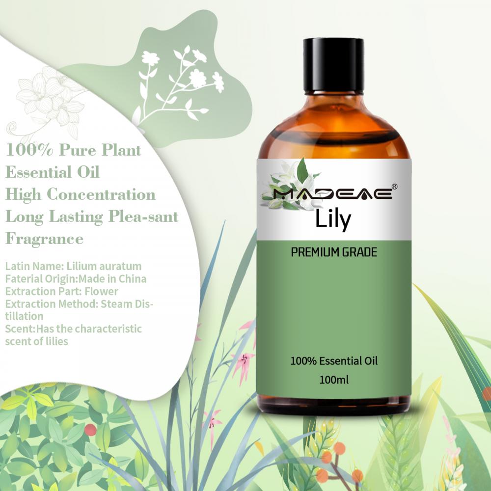 Smooth Massage Oil Pure Oil Lily Essential Oil For Skin Care