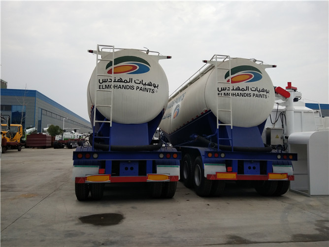 10000 galon tri-axle pnumatic bushe bulk trailers