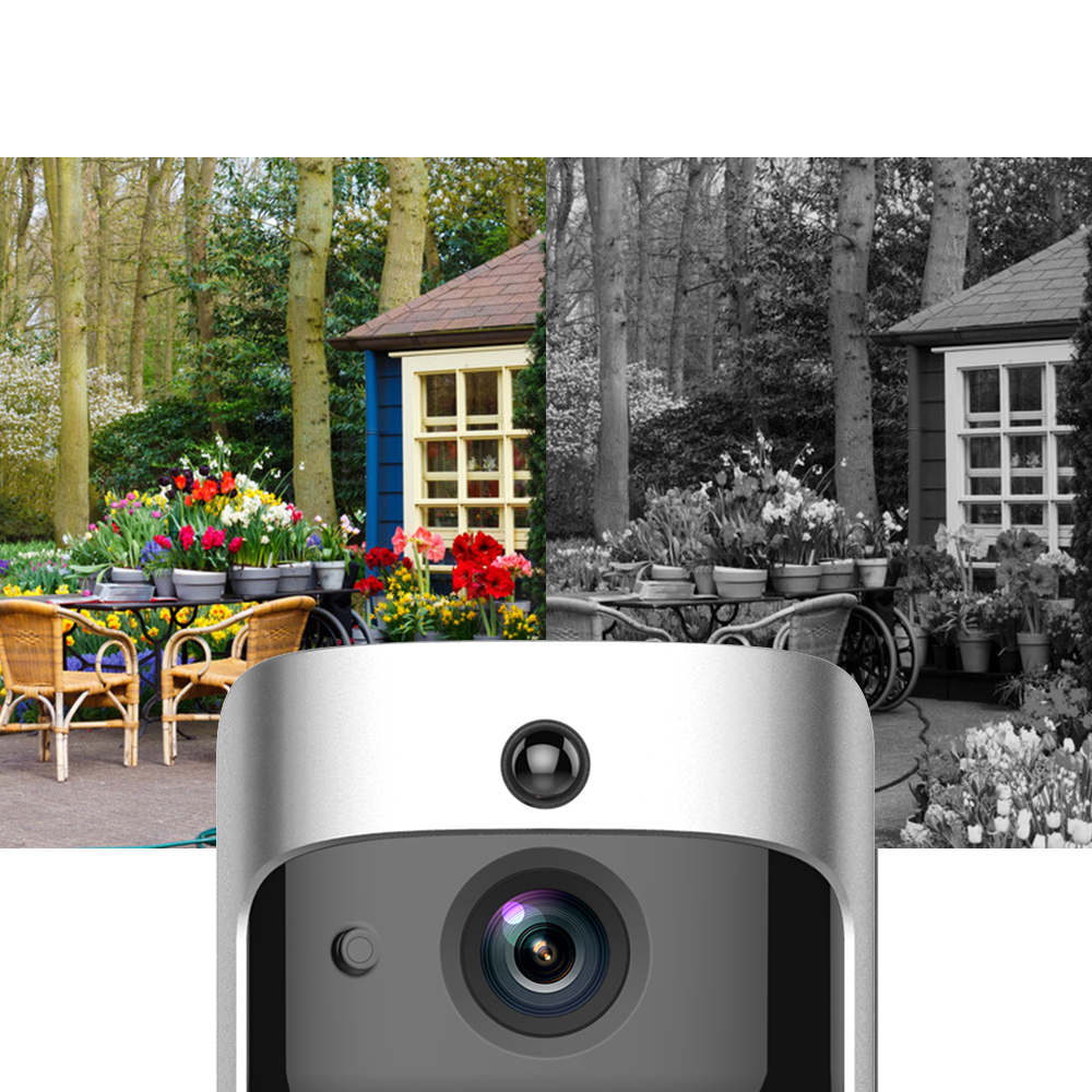 waterproof home video night vision camera wireless doorbell