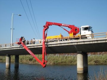 Dongfeng 6x4 Under Bridge Inspection Platform Truck Equipment 16m 270hp