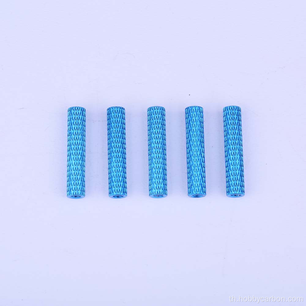 M3 Anodized knurled Aluminium Spacer สำหรับโดรน