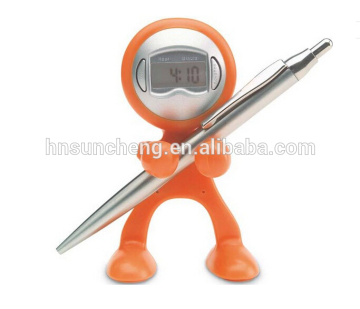 personalized flexible man shape rubber Pen holder