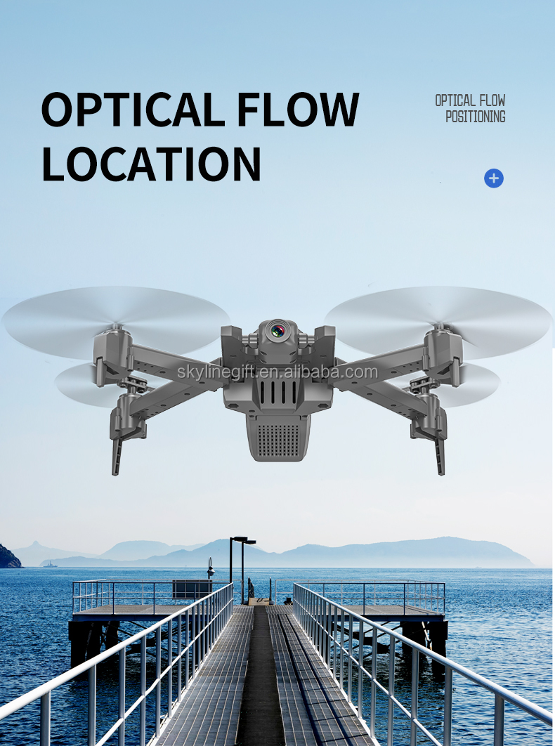 CSJ X4 Foldable Profissional Drone with HD 4K Camera WiFi FPV Wide Angle Optical Flow RC Quadcopter Christmas present Toys