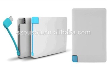 Ultra Slim Credit Card Power Bank,2000mah Credit Card Power Bank