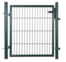 Green Color Galvanized Garden Gate 100x100