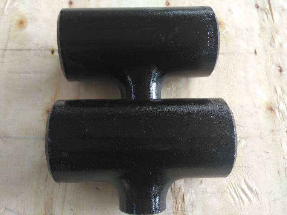 black reducing tee schxxs carbon pipe fittings