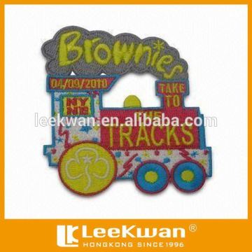 Kid's Toy Train Machine Embroidery Plain Embroidery Badge