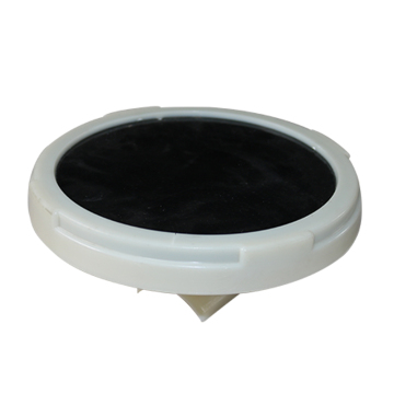 Fine bubble diffuser with disc