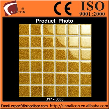 golden color mosaics