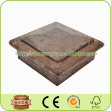 wpc wood fence post caps 100*100mm