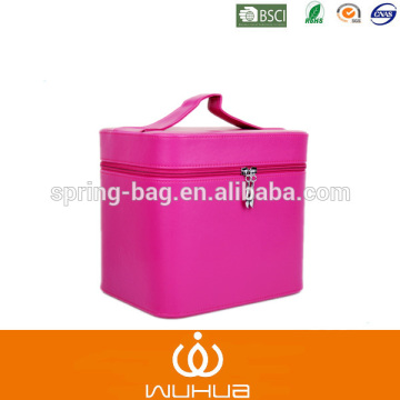 2014 women Pu leather cosmetic case/cosmetic box