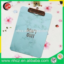 Rose gold marbel printing PS A4 Clipboard
