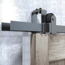 Rustic Automatic Motorized Bypass Barn Sliding Door Hardware Kit