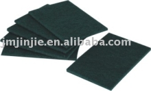 10pcs pack meduim duty green scouring pad