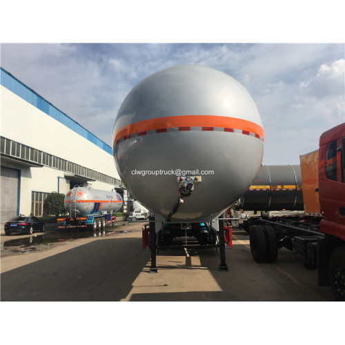 62cbm LPG Caustic Tank Transport Semi-trailer