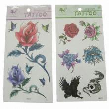 Non-toxic Removable Body Tatoo Stickers, Beautifying Your Body