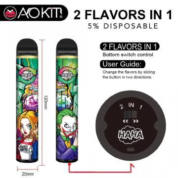 puff with double flavors vape Pen Kit