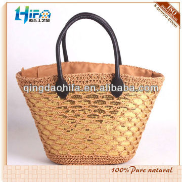 HIFA Wholesale Wheat Straw Tote Basket