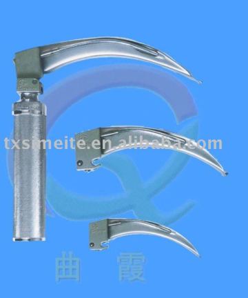 Fiber-optic Macintosh laryngoscope blade (in stainless steel)