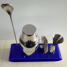 Acrylic display led back bar bottle base